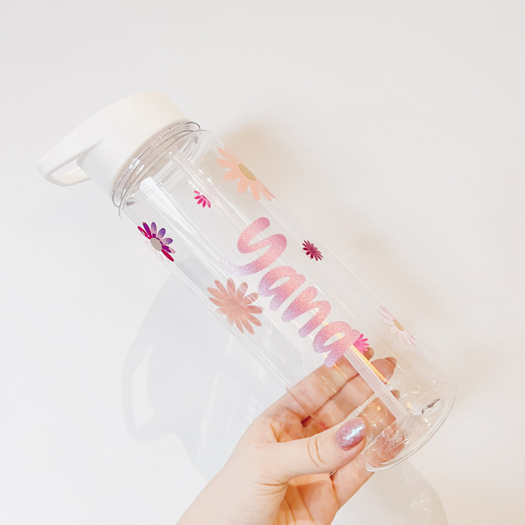 Drinkfles - Daisey pink