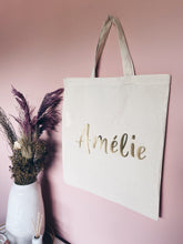 Afbeelding in Gallery-weergave laden, Personaliseer je eigen shopper tas met naam!
