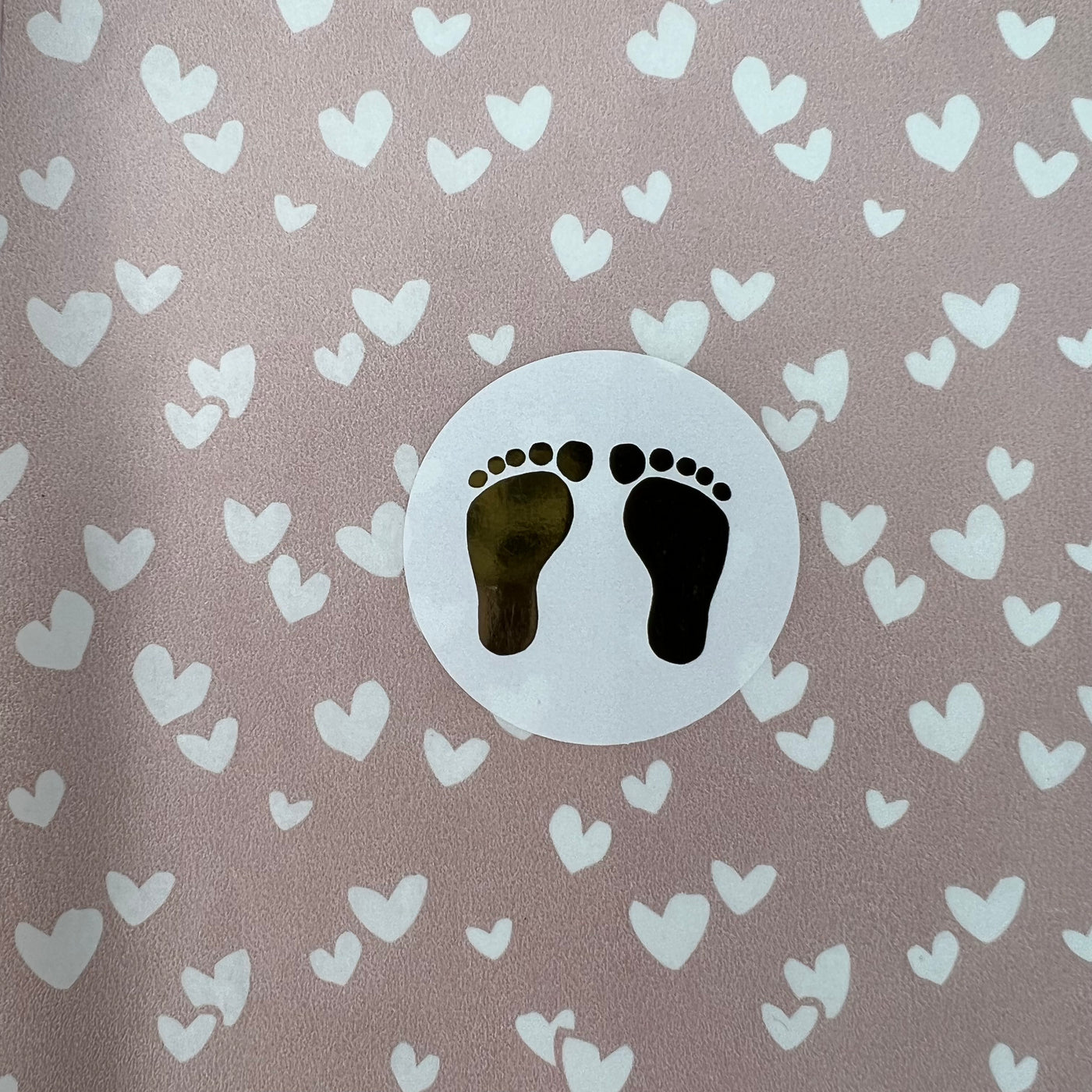 Sticker - baby voetjes