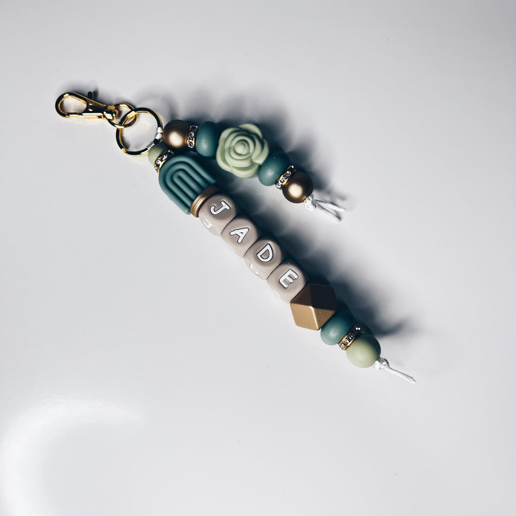 Duo sleutelhanger - rainbow greens!